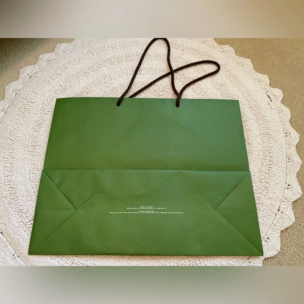 Kate Spade Green Shopping Bag with Gold Logo - Picture 2 of 2